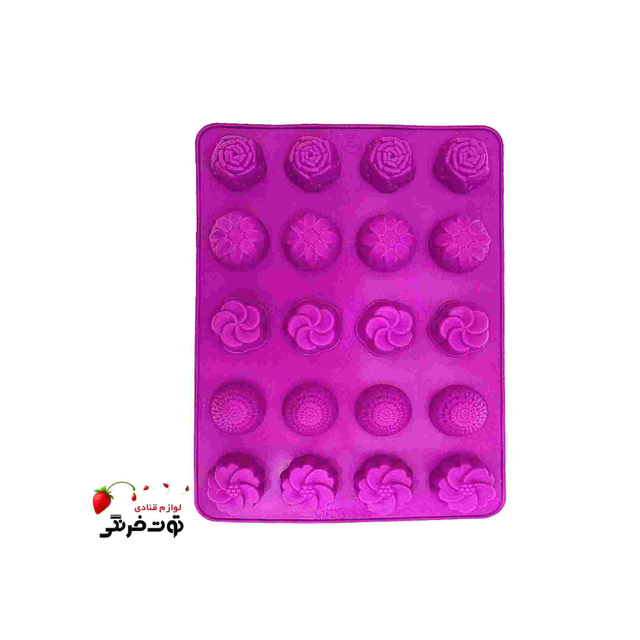 سیلیکون 20 عددی گل چند طرح