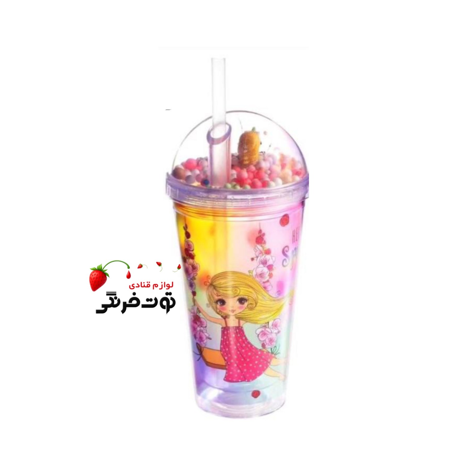 لیوان اسموتی دوجداره مانیا آکواریوم