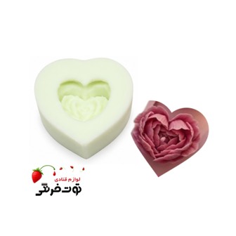 مولد دست ساز گل رز قلبی جولیا قطر 4 ارتفاع 3